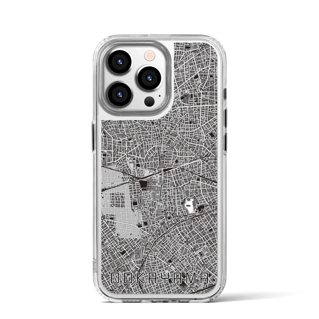 【大岡山(東京都)】地図柄iPhoneケース(MagSafeタイプ)
