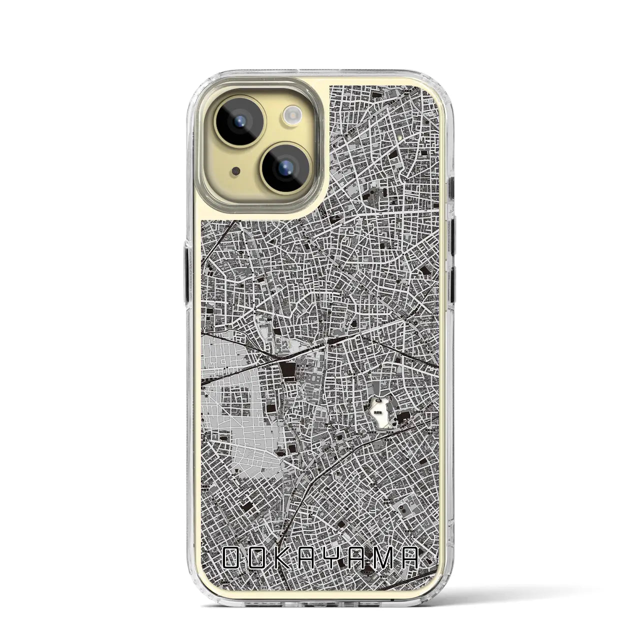 【大岡山(東京都)】地図柄iPhoneケース(MagSafeタイプ)