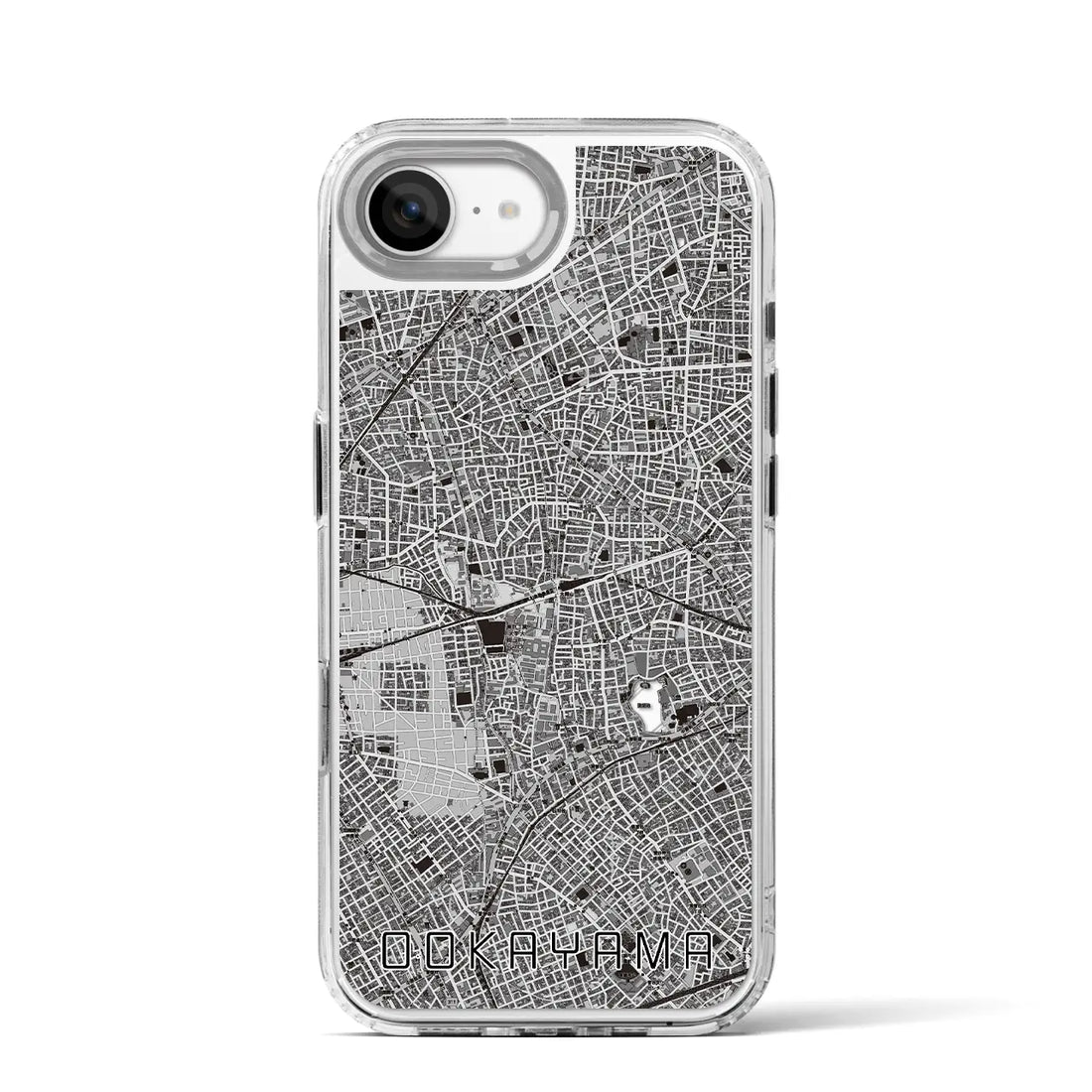 【大岡山(東京都)】地図柄iPhoneケース(MagSafeタイプ)