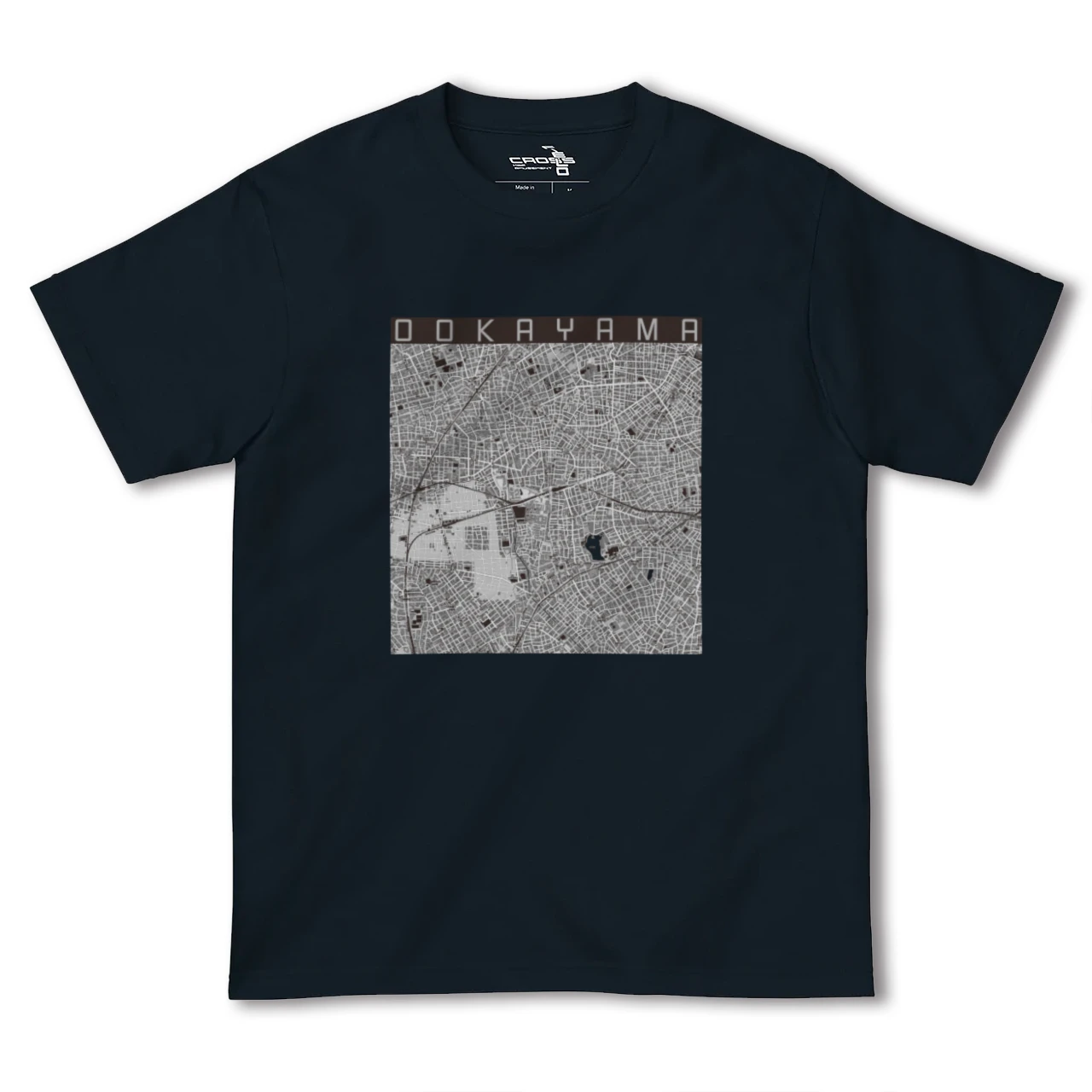 【大岡山(東京都)】地図柄ヘビーウェイトTシャツ