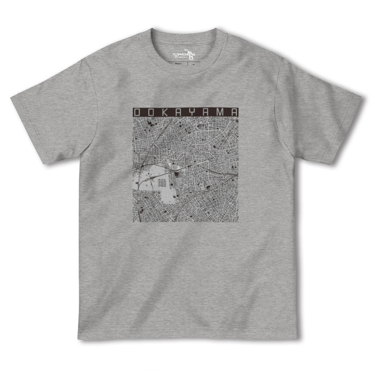 【大岡山(東京都)】地図柄ヘビーウェイトTシャツ