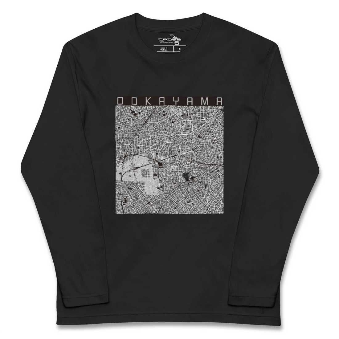 【大岡山(東京都)】地図柄ロングスリーブTシャツ