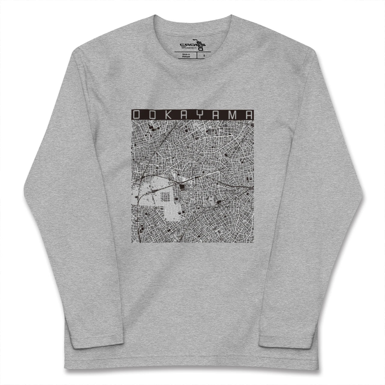 【大岡山(東京都)】地図柄ロングスリーブTシャツ