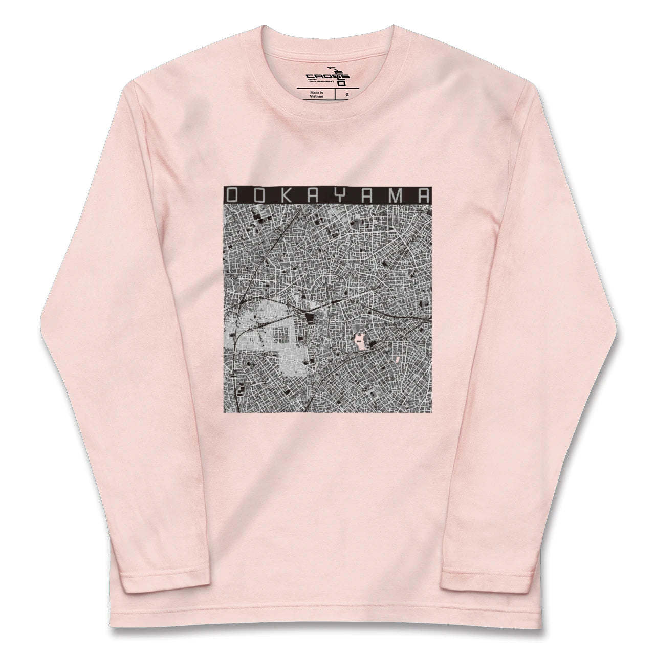【大岡山(東京都)】地図柄ロングスリーブTシャツ