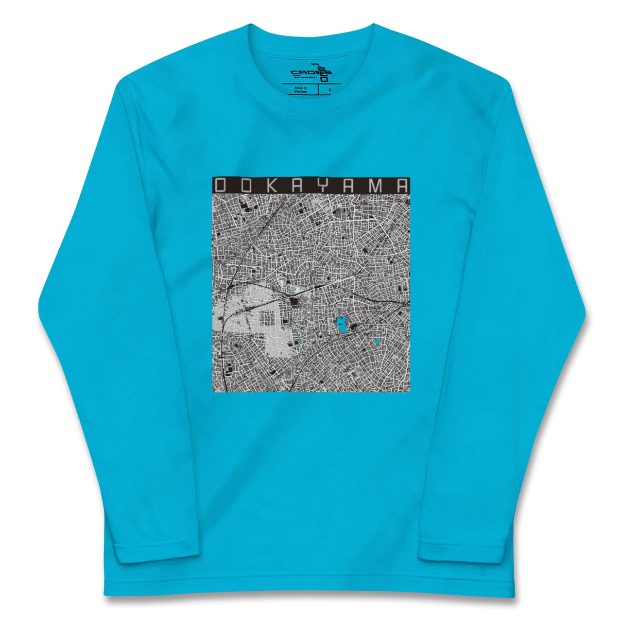 【大岡山(東京都)】地図柄ロングスリーブTシャツ