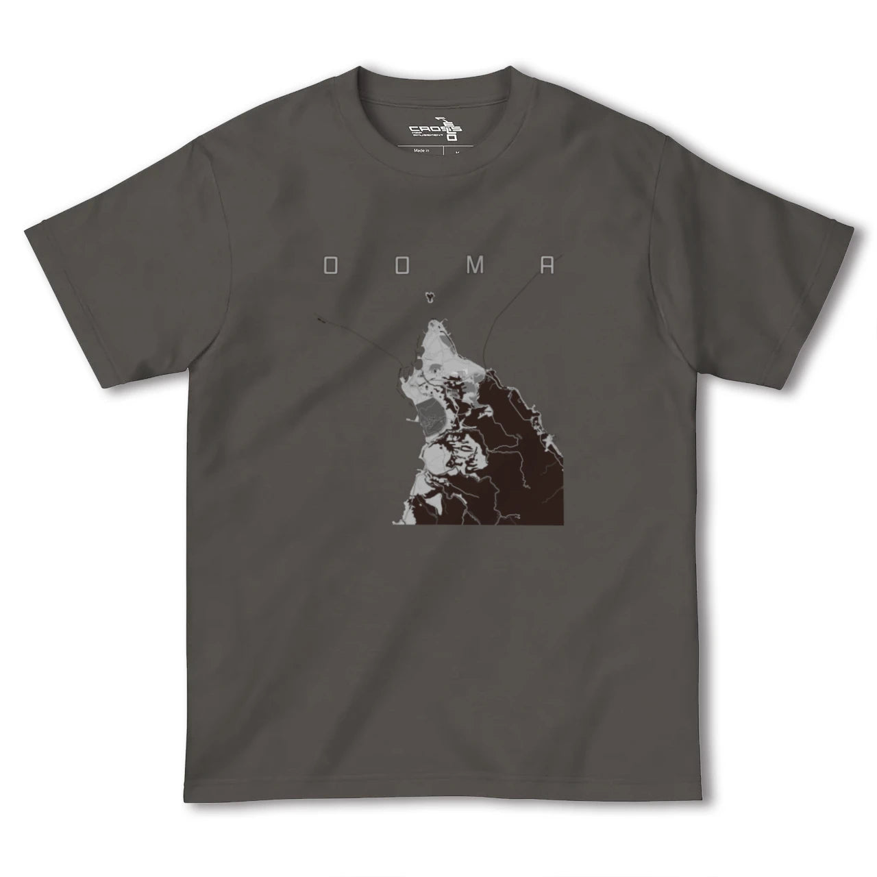 【大間(青森県)】地図柄ヘビーウェイトTシャツ