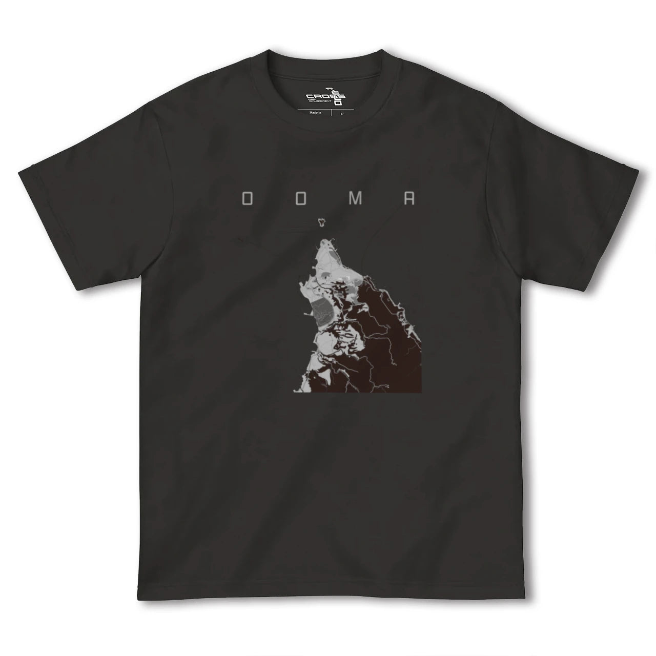【大間(青森県)】地図柄ヘビーウェイトTシャツ