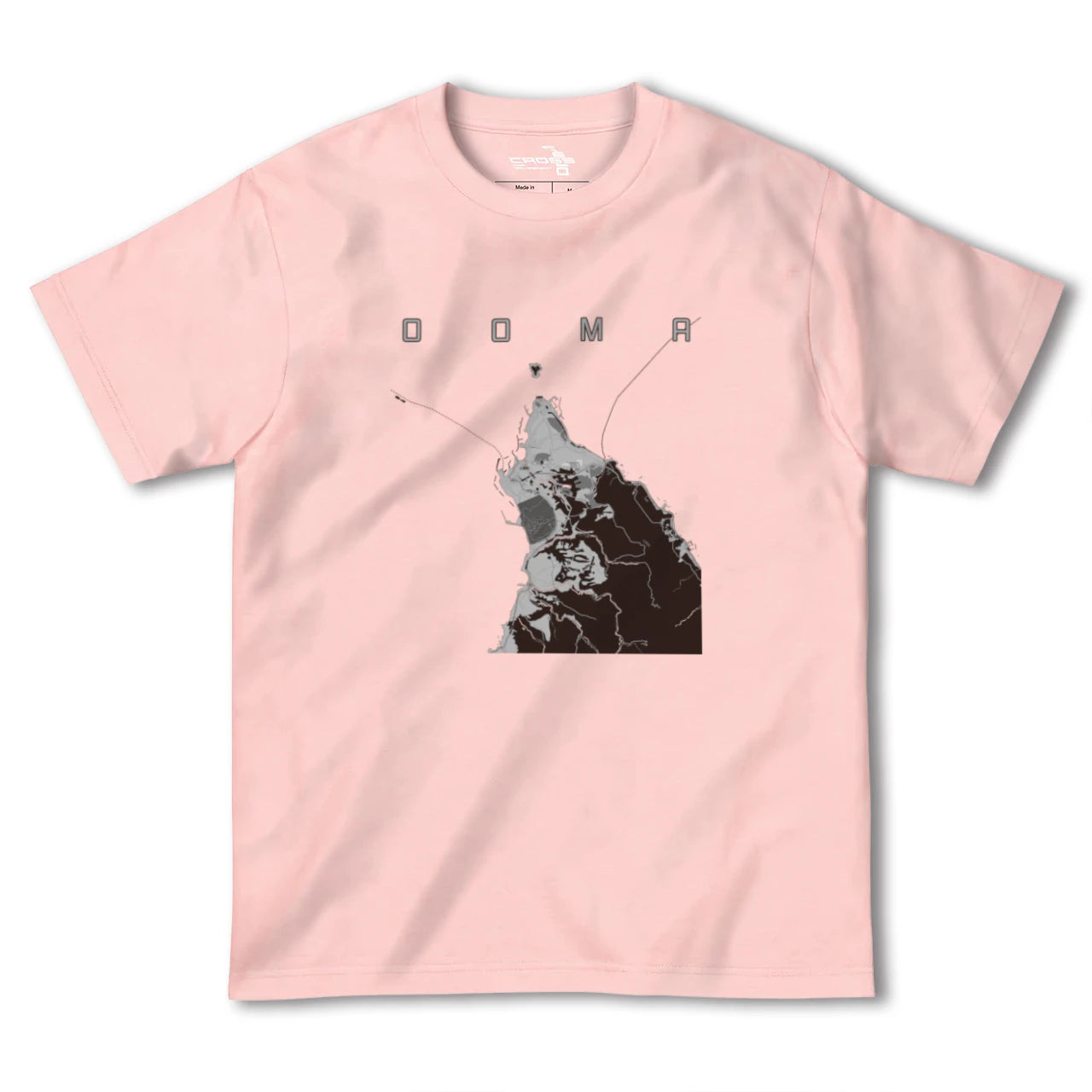 【大間(青森県)】地図柄ヘビーウェイトTシャツ