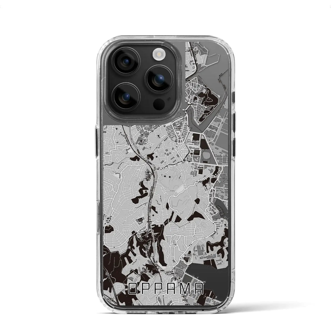 【追浜(神奈川県)】地図柄iPhoneケース(MagSafeタイプ)