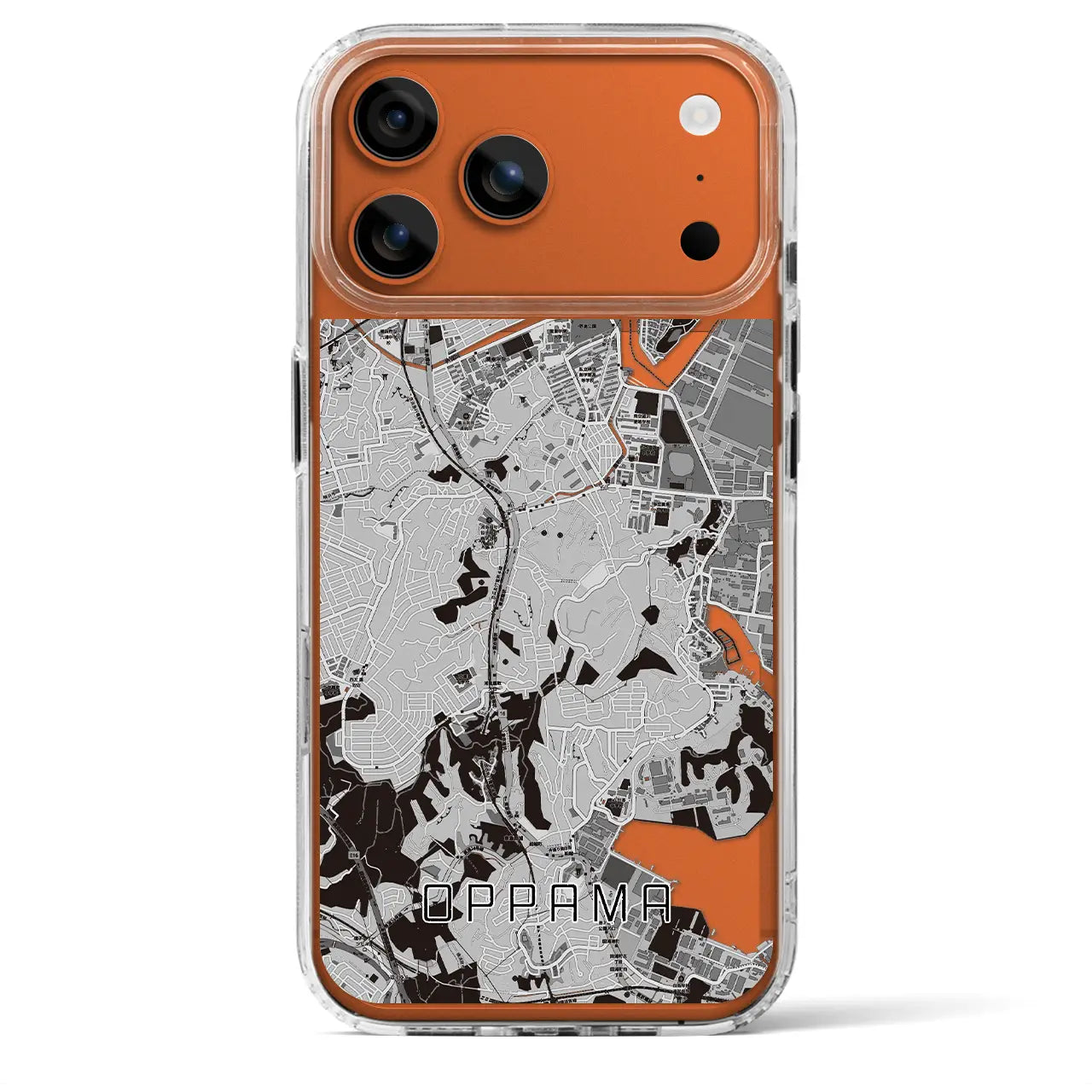 【追浜(神奈川県)】地図柄iPhoneケース(MagSafeタイプ)