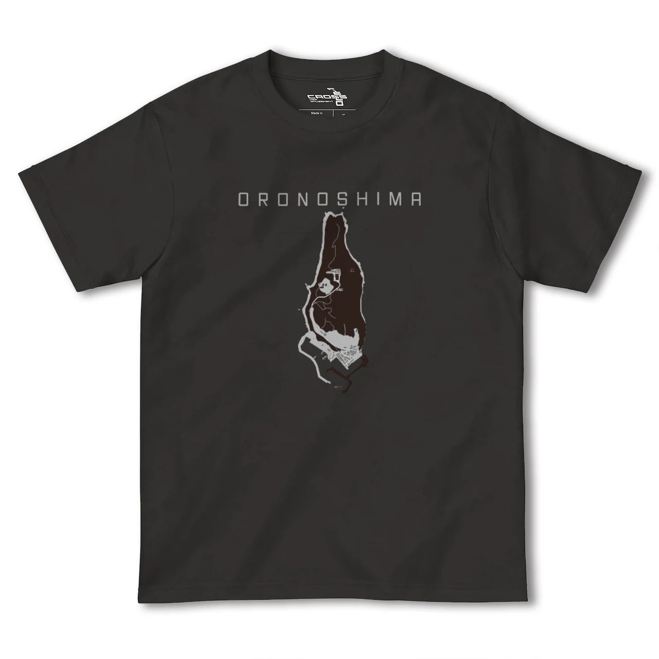 【小呂島(福岡県)】地図柄ヘビーウェイトTシャツ