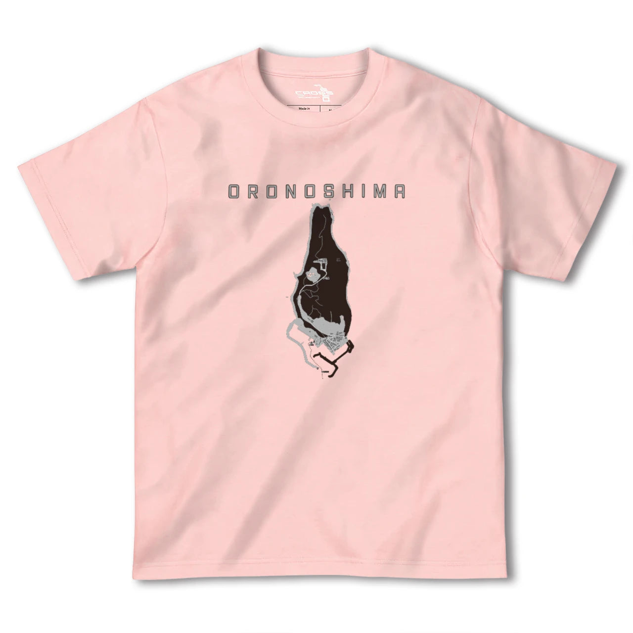 【小呂島(福岡県)】地図柄ヘビーウェイトTシャツ