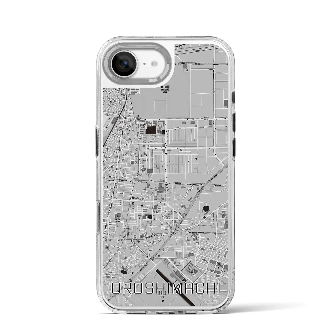 【卸町(宮城県)】地図柄iPhoneケース(MagSafeタイプ)