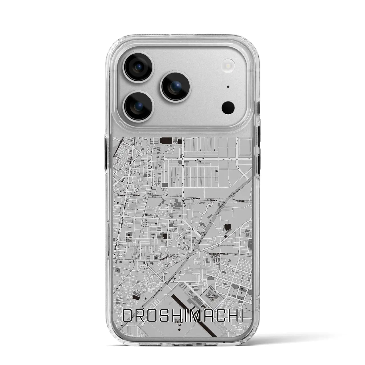 【卸町(宮城県)】地図柄iPhoneケース(MagSafeタイプ)