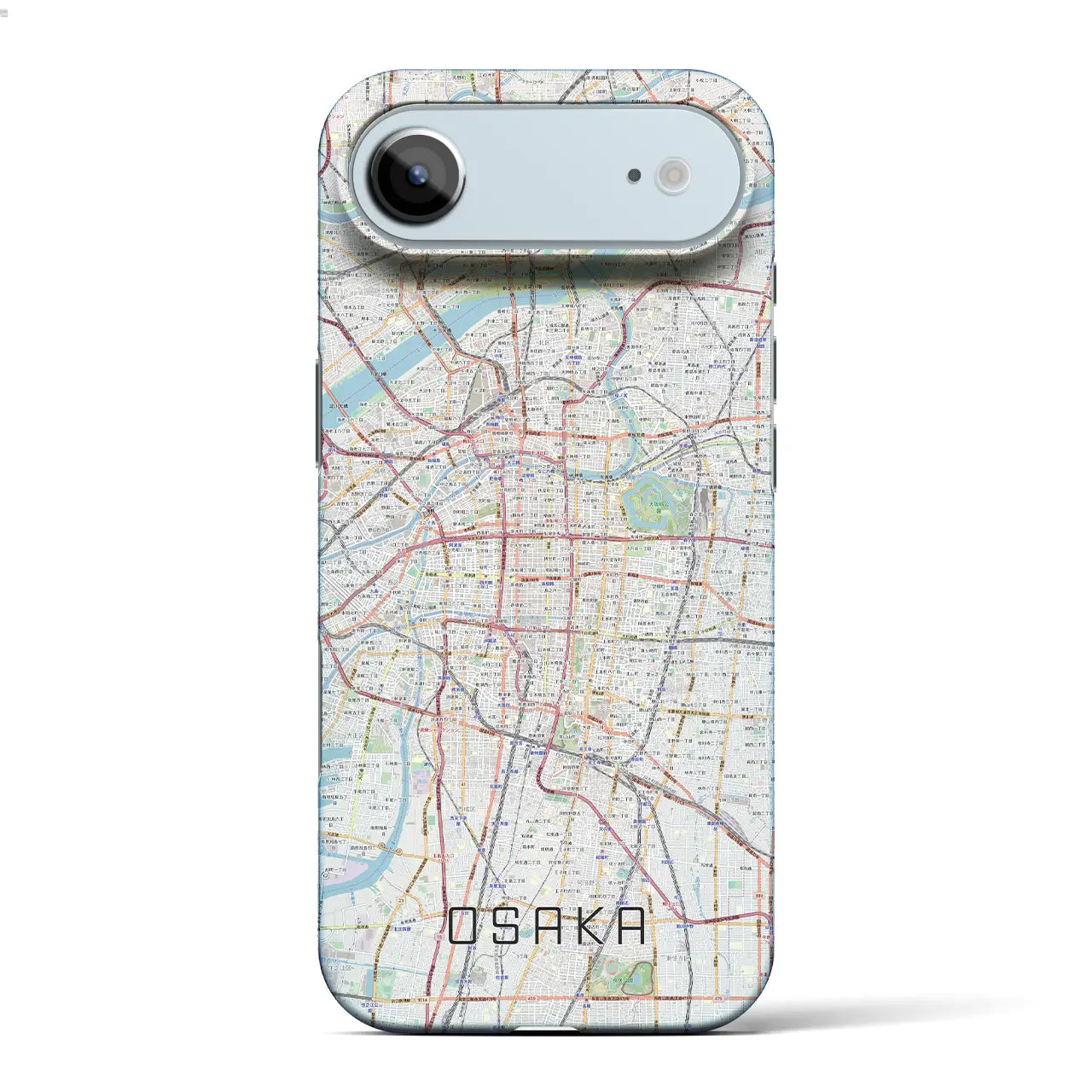 【大阪(大阪府)】地図柄iPhoneケース(バックカバータイプ)