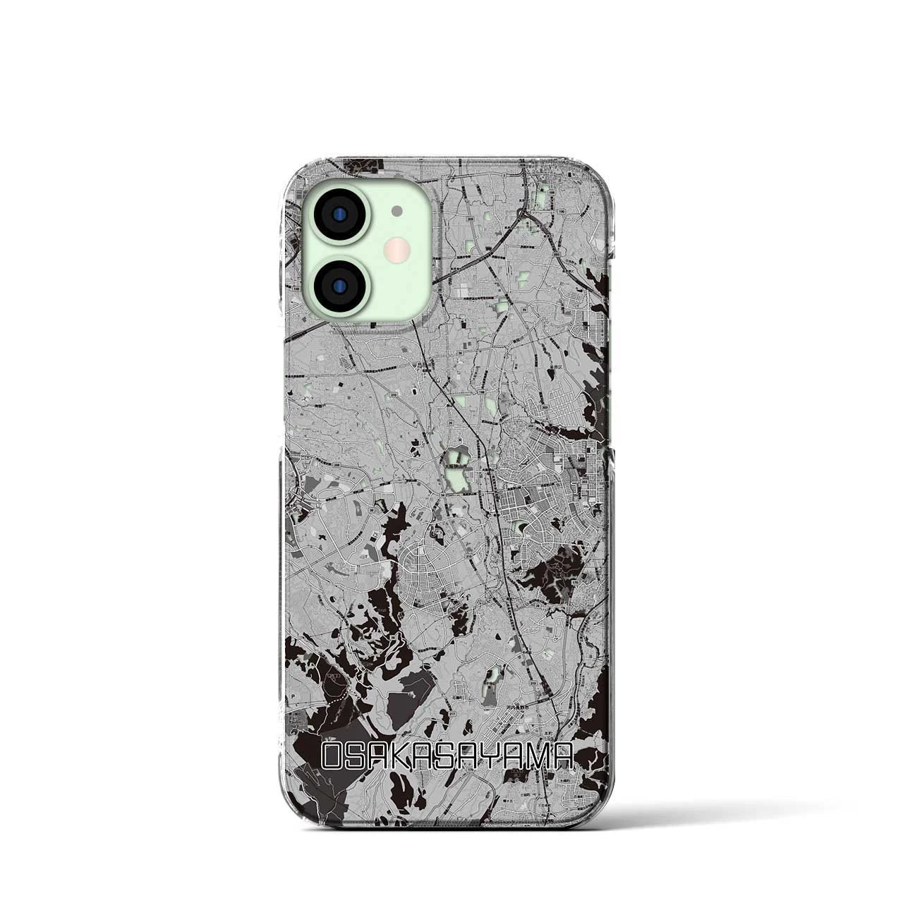 【大阪狭山(大阪府)】地図柄iPhoneケース(クリアタイプ)