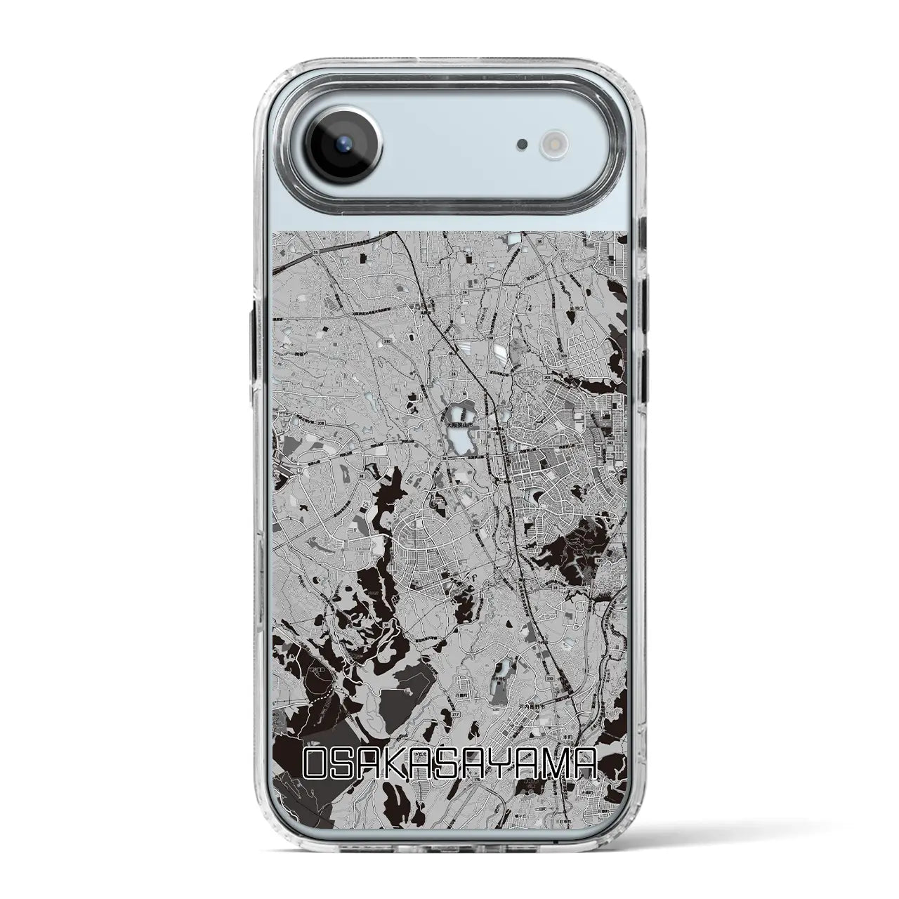 【大阪狭山(大阪府)】地図柄iPhoneケース(MagSafeタイプ)