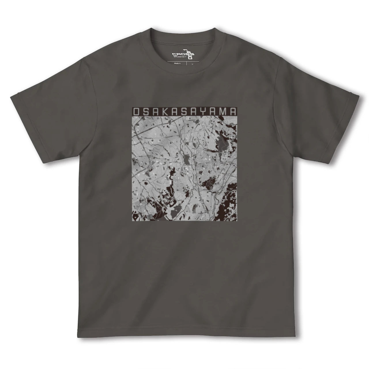 【大阪狭山(大阪府)】地図柄ヘビーウェイトTシャツ