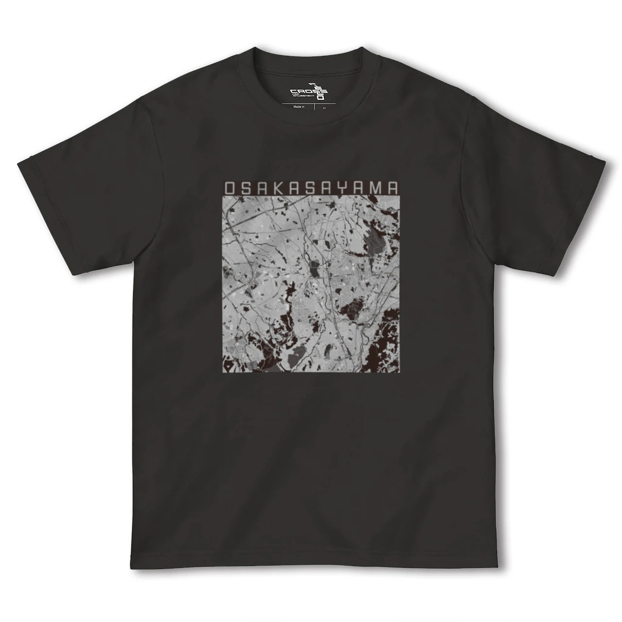 【大阪狭山(大阪府)】地図柄ヘビーウェイトTシャツ