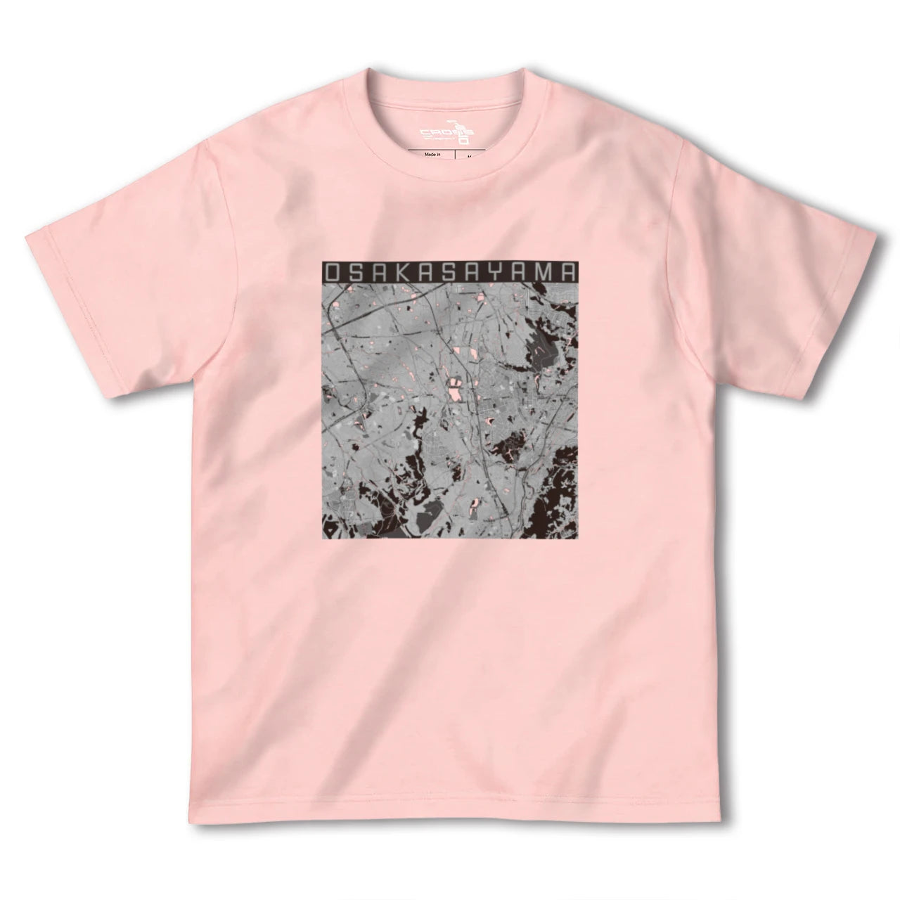 【大阪狭山(大阪府)】地図柄ヘビーウェイトTシャツ