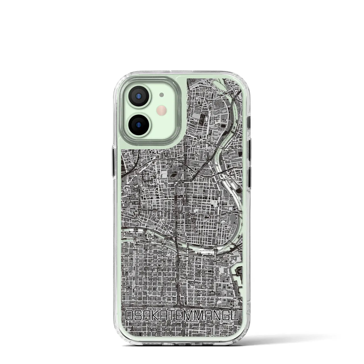 【大阪天満宮(大阪府)】地図柄iPhoneケース(MagSafeタイプ)