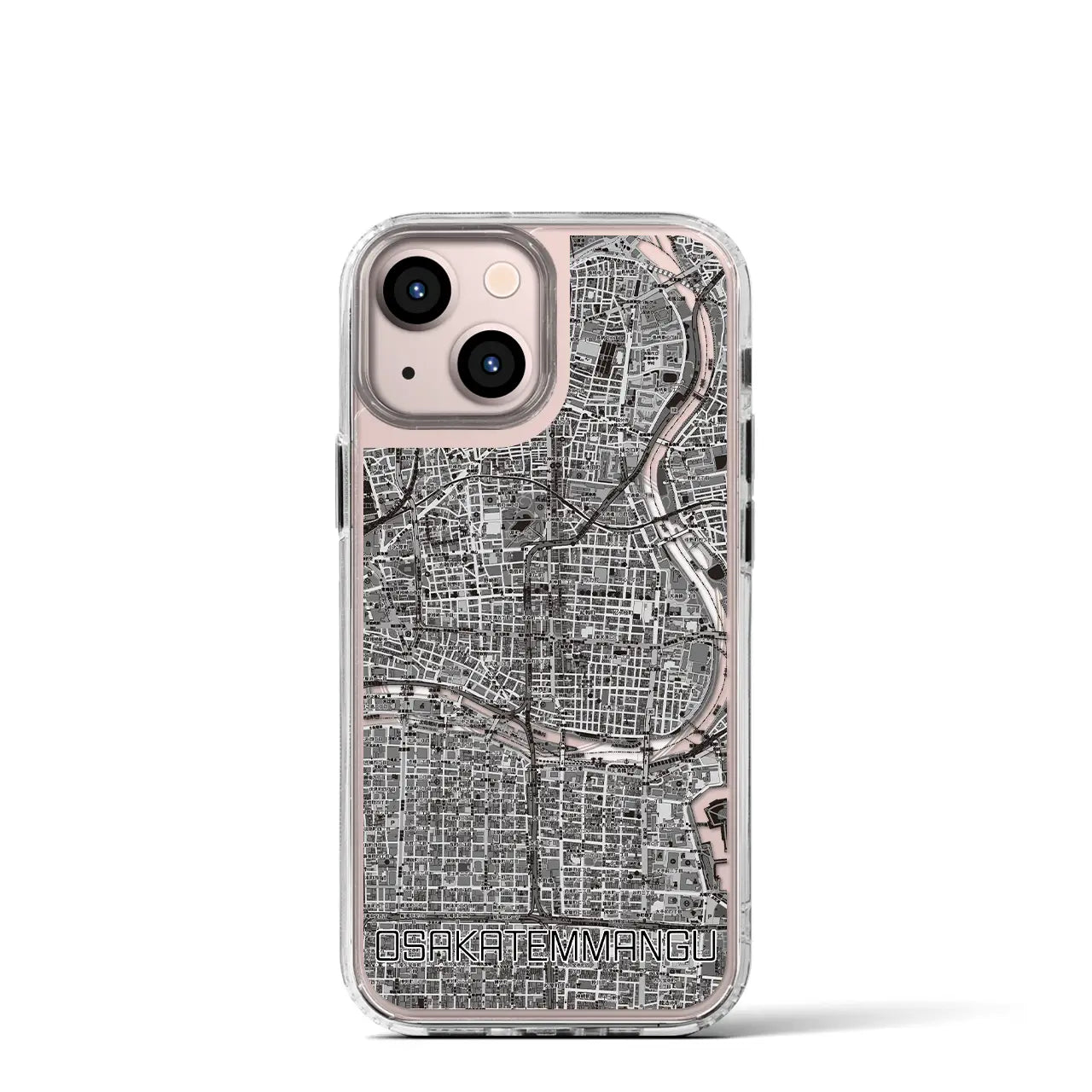 【大阪天満宮(大阪府)】地図柄iPhoneケース(MagSafeタイプ)