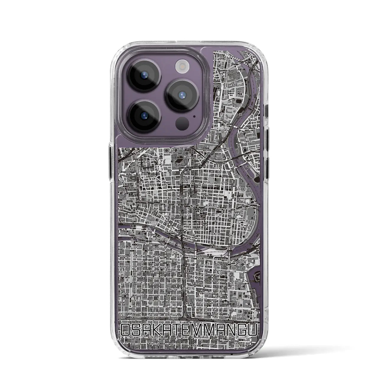 【大阪天満宮(大阪府)】地図柄iPhoneケース(MagSafeタイプ)