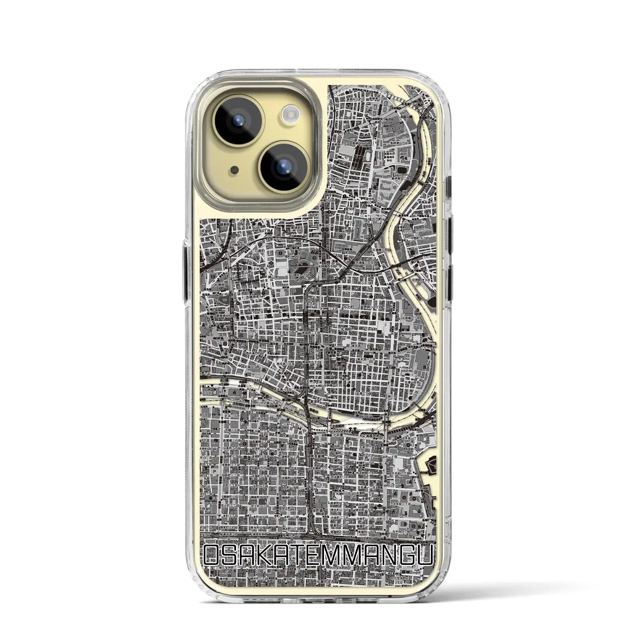 【大阪天満宮(大阪府)】地図柄iPhoneケース(MagSafeタイプ)