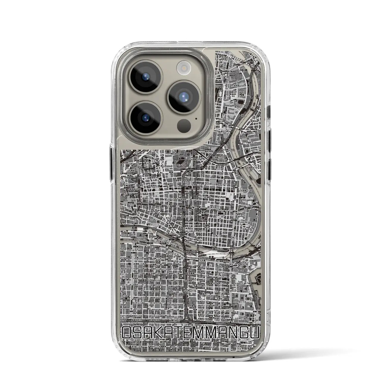 【大阪天満宮(大阪府)】地図柄iPhoneケース(MagSafeタイプ)