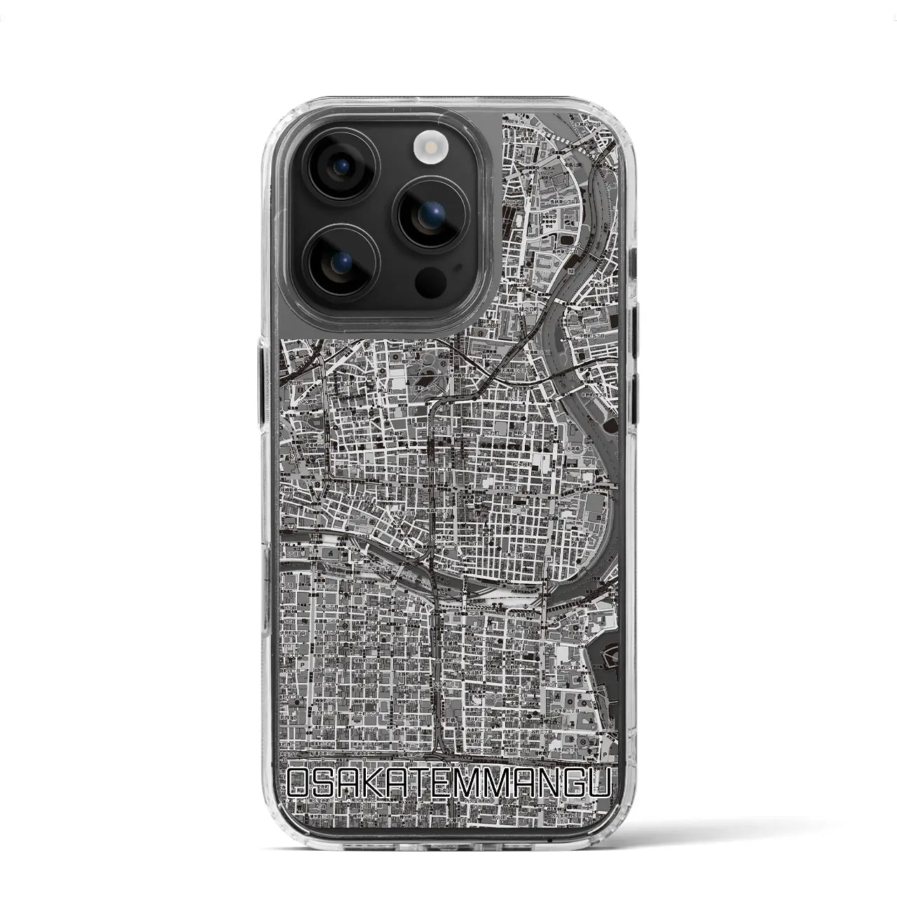 【大阪天満宮(大阪府)】地図柄iPhoneケース(MagSafeタイプ)