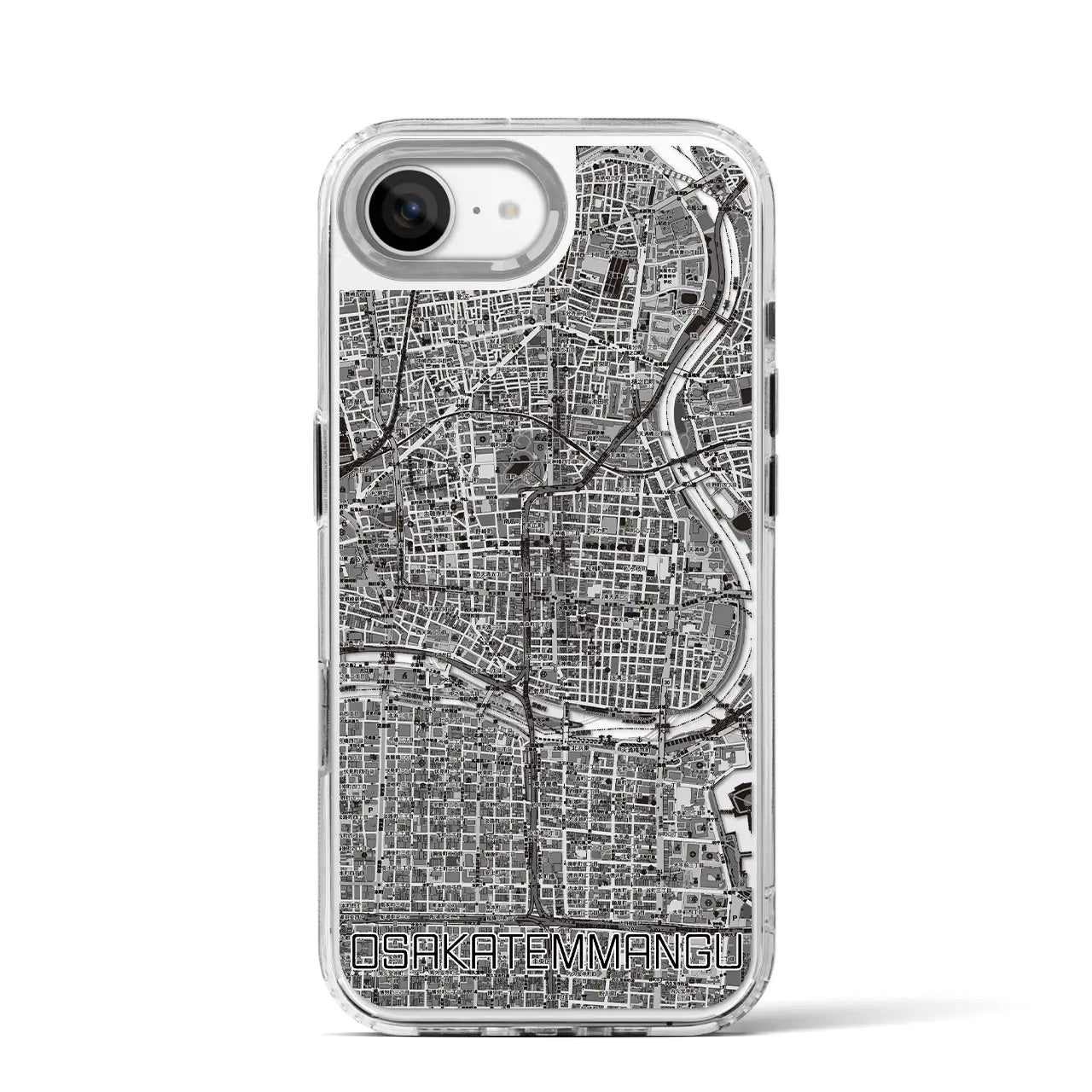 【大阪天満宮(大阪府)】地図柄iPhoneケース(MagSafeタイプ)