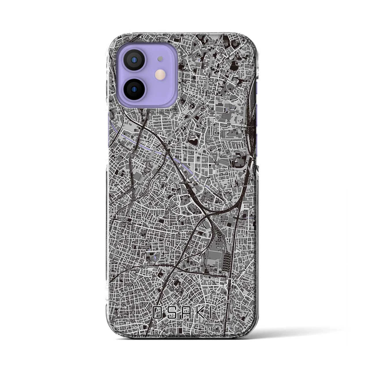 【大崎(東京都)】地図柄iPhoneケース(クリアタイプ)