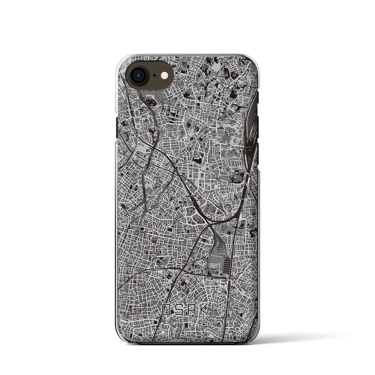 【大崎(東京都)】地図柄iPhoneケース(クリアタイプ)