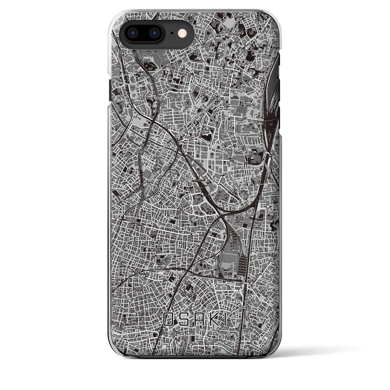 【大崎(東京都)】地図柄iPhoneケース(クリアタイプ)