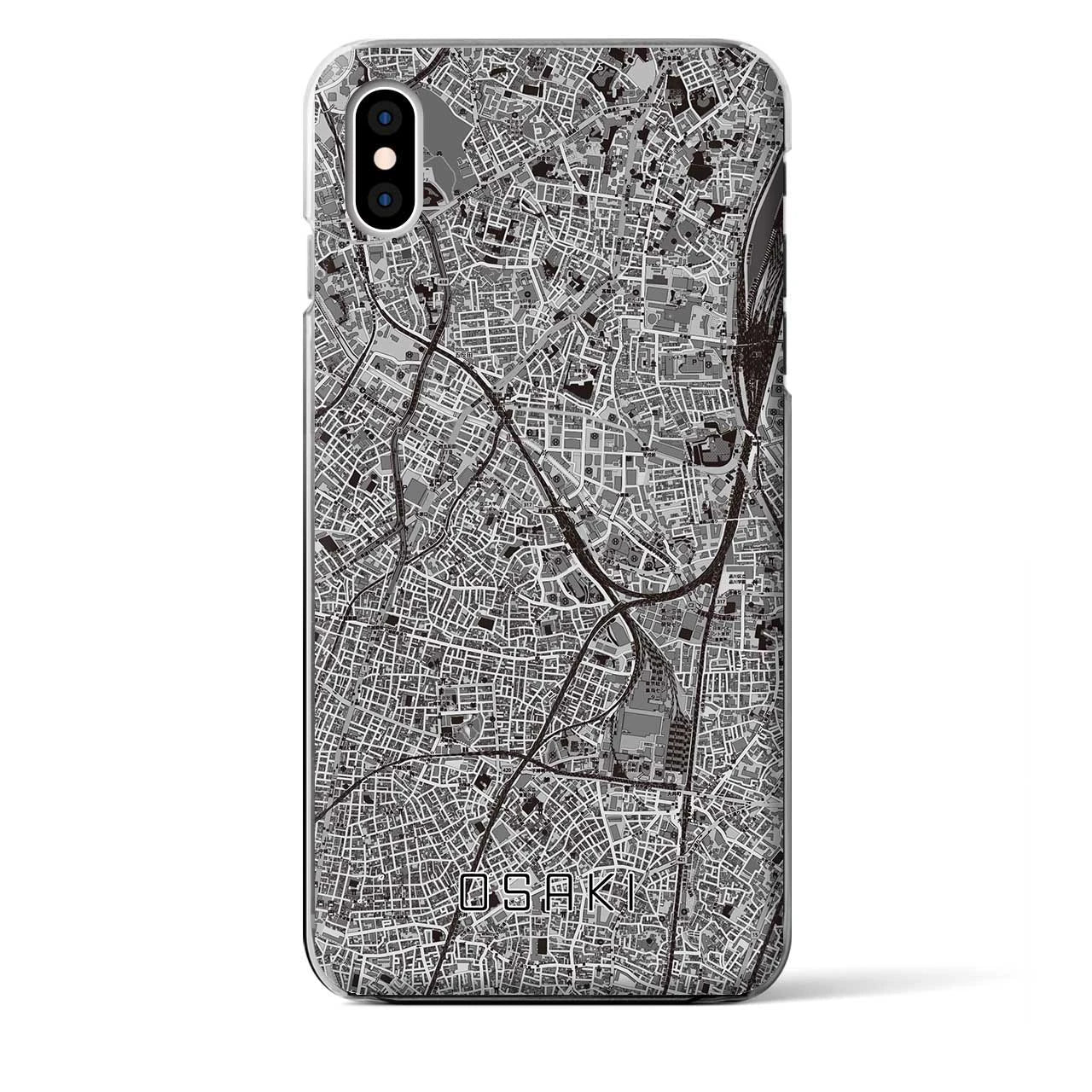 【大崎(東京都)】地図柄iPhoneケース(クリアタイプ)