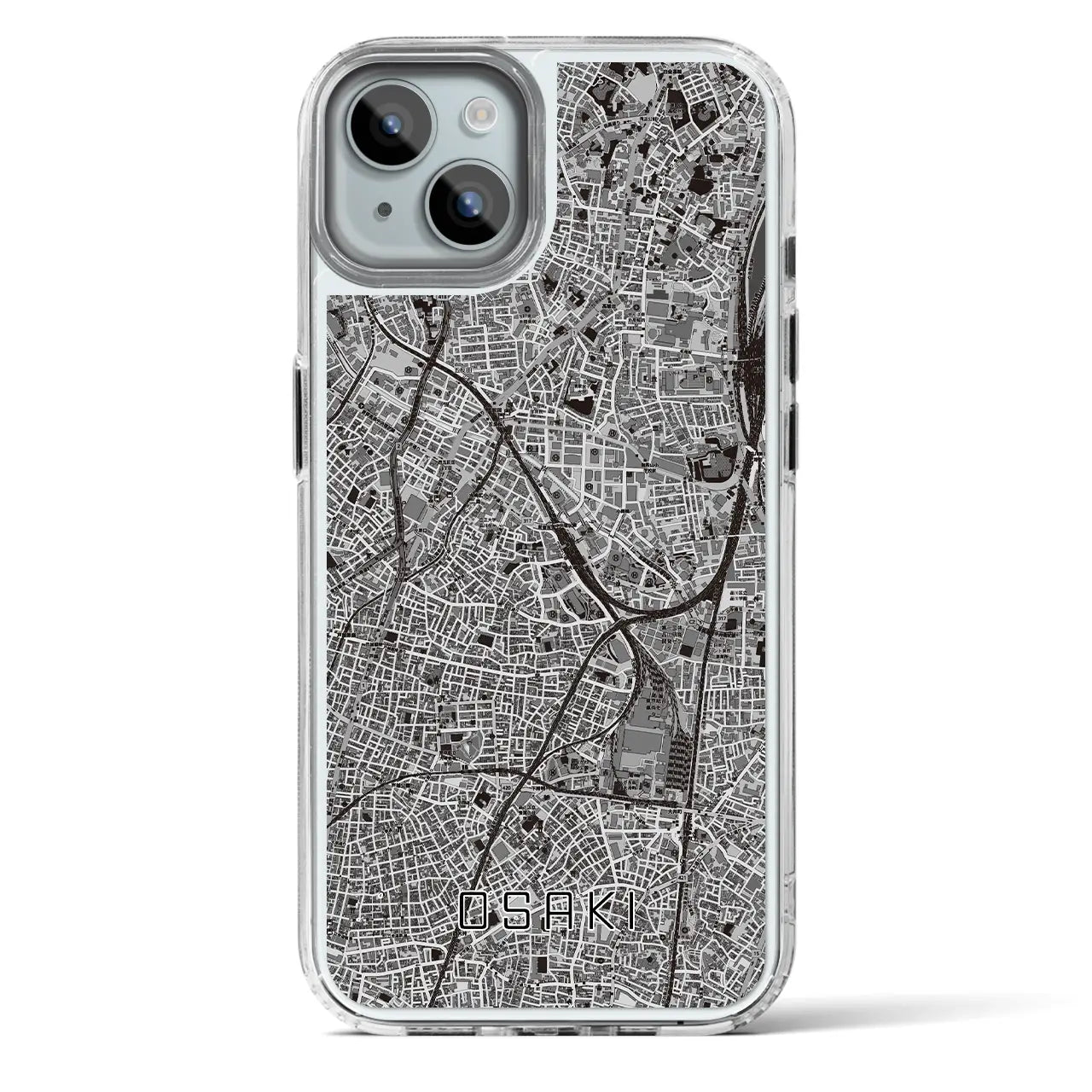 【大崎(東京都)】地図柄iPhoneケース(MagSafeタイプ)