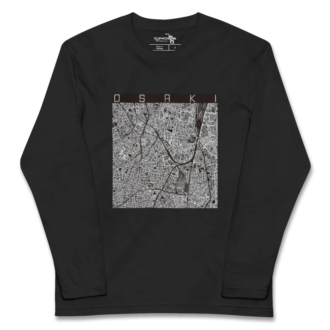 【大崎(東京都)】地図柄ロングスリーブTシャツ