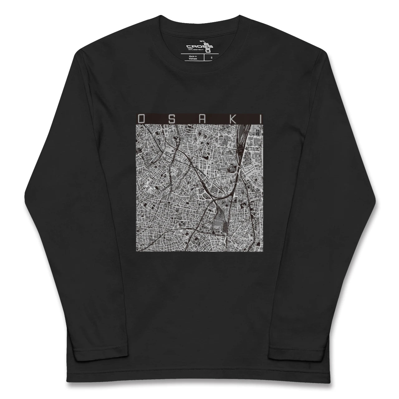 【大崎(東京都)】地図柄ロングスリーブTシャツ