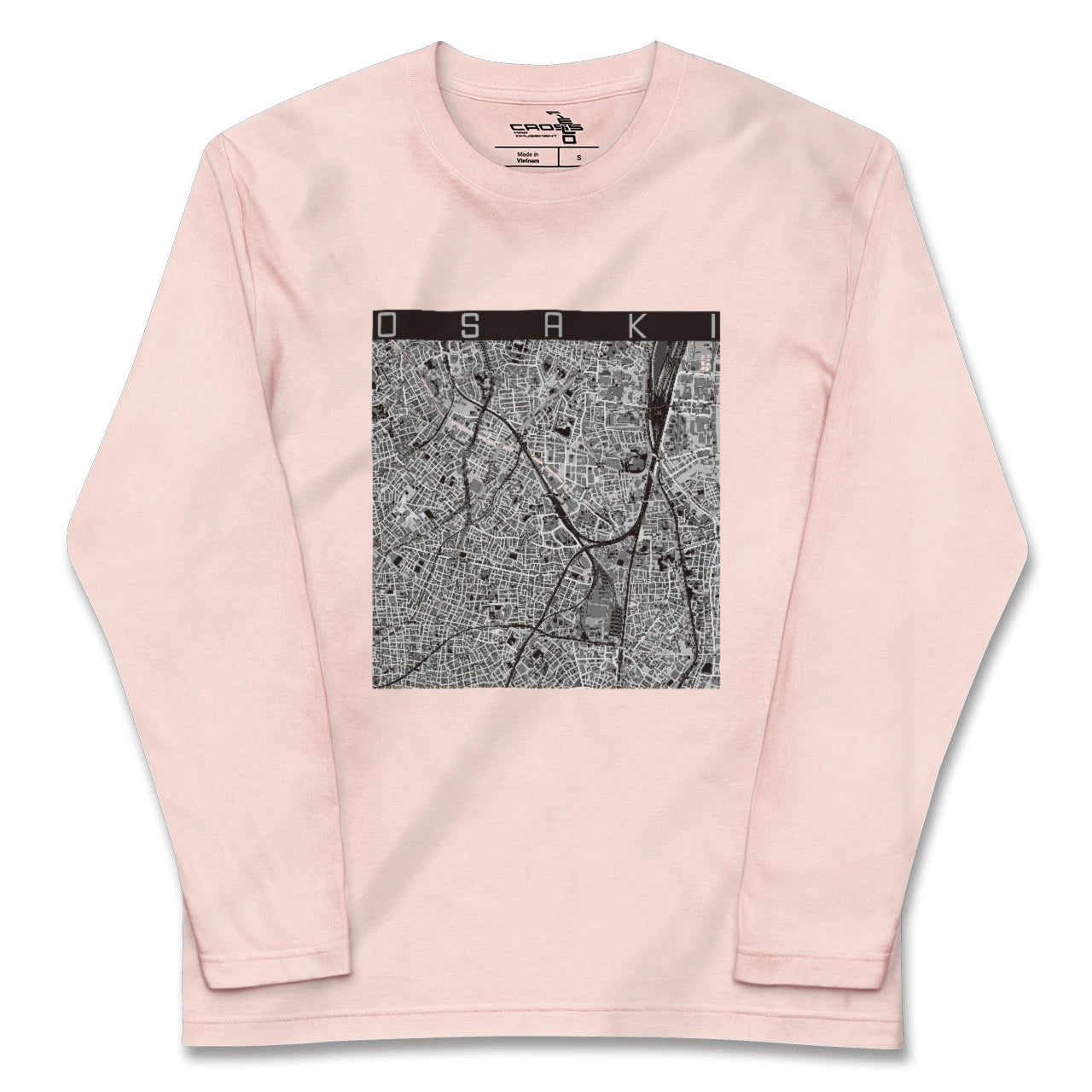 【大崎(東京都)】地図柄ロングスリーブTシャツ
