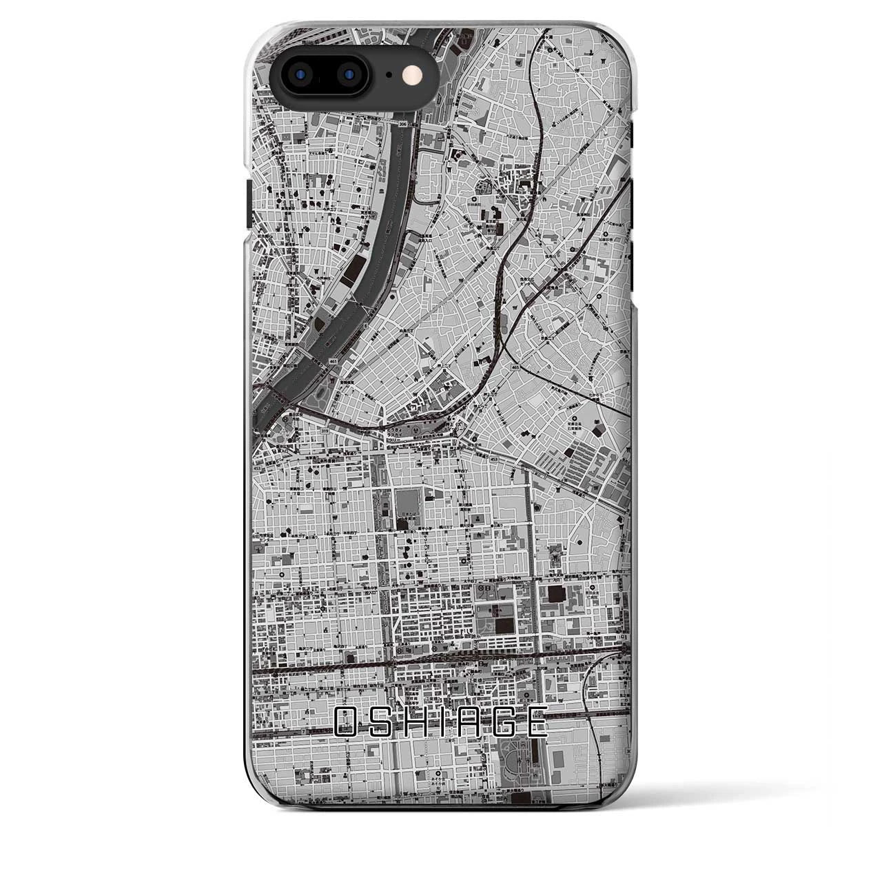 【押上(東京都)】地図柄iPhoneケース(クリアタイプ)
