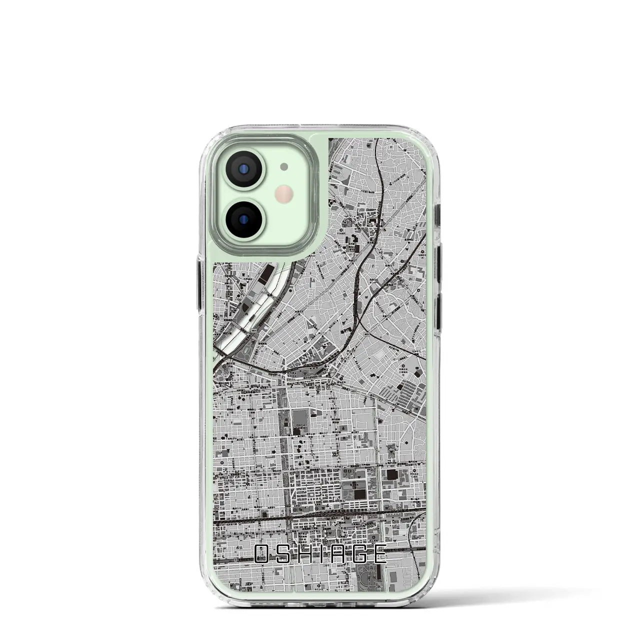 【押上(東京都)】地図柄iPhoneケース(MagSafeタイプ)