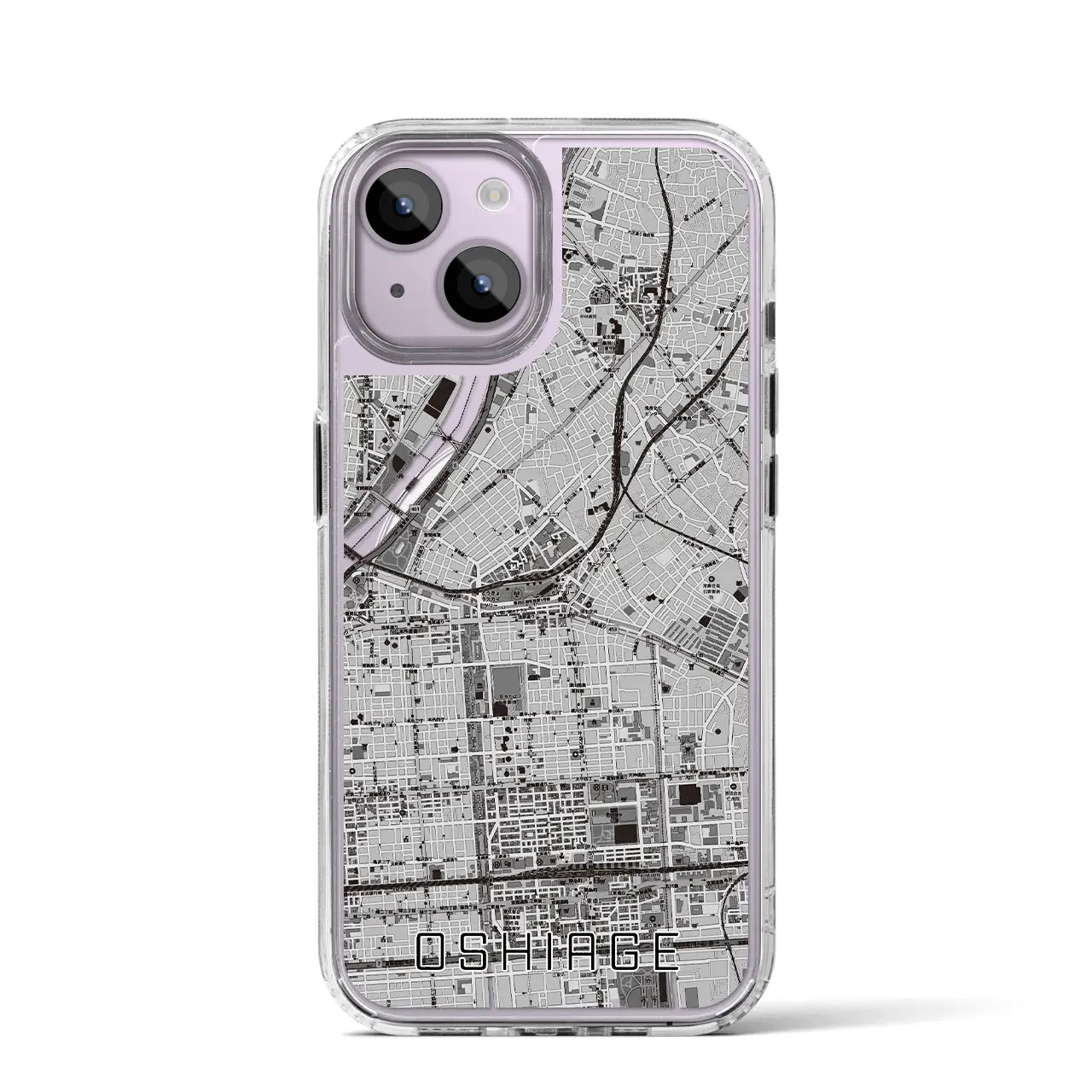 【押上(東京都)】地図柄iPhoneケース(MagSafeタイプ)