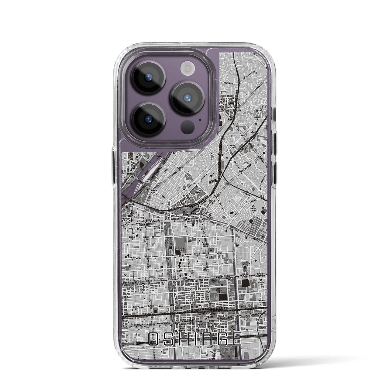 【押上(東京都)】地図柄iPhoneケース(MagSafeタイプ)
