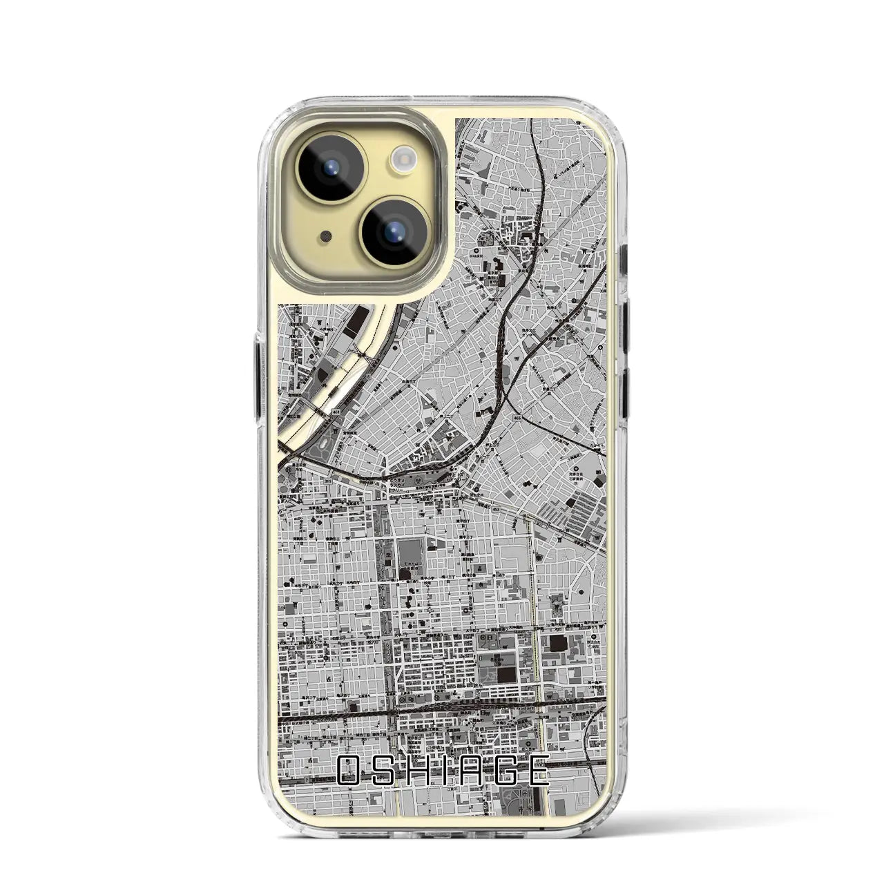 【押上(東京都)】地図柄iPhoneケース(MagSafeタイプ)