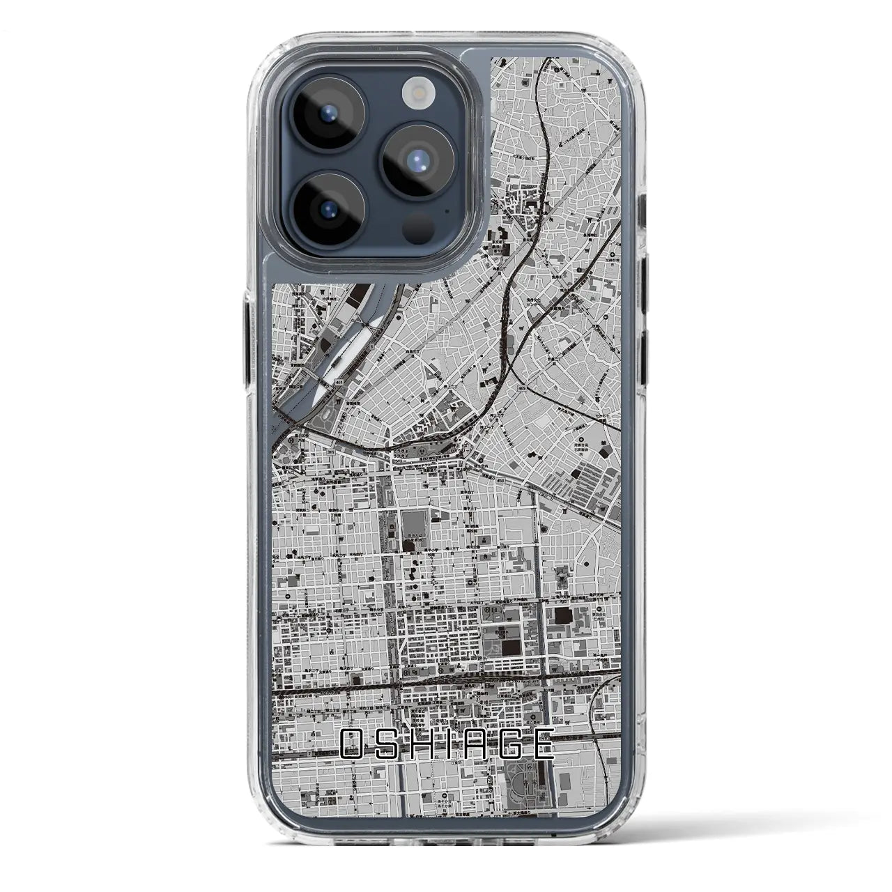 【押上(東京都)】地図柄iPhoneケース(MagSafeタイプ)