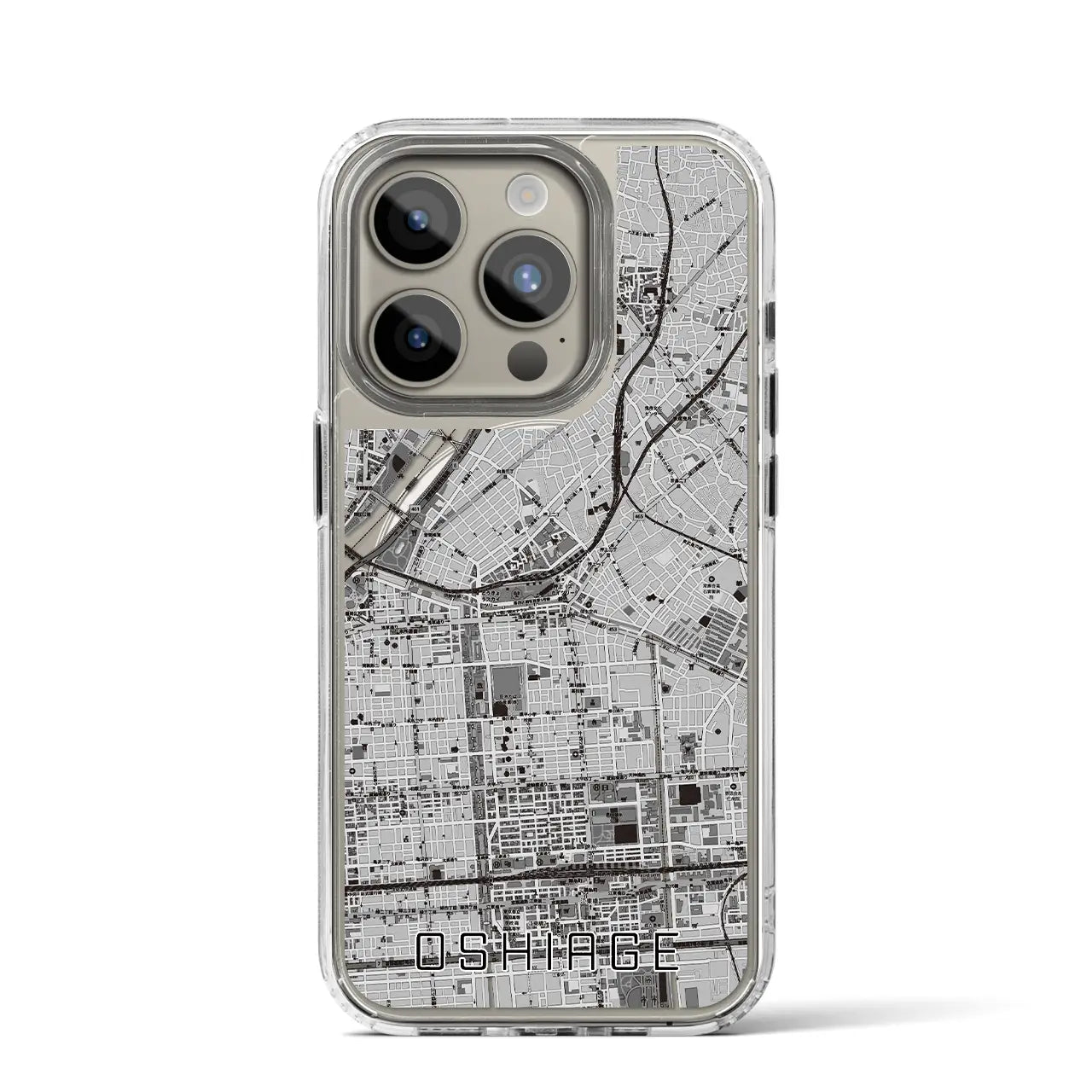 【押上(東京都)】地図柄iPhoneケース(MagSafeタイプ)