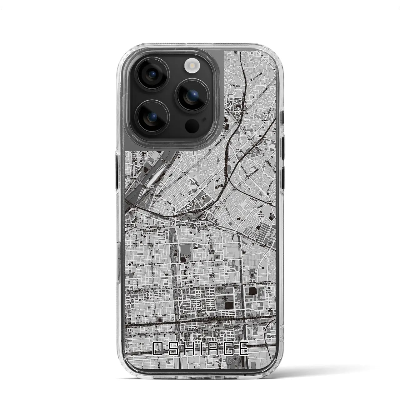 【押上(東京都)】地図柄iPhoneケース(MagSafeタイプ)