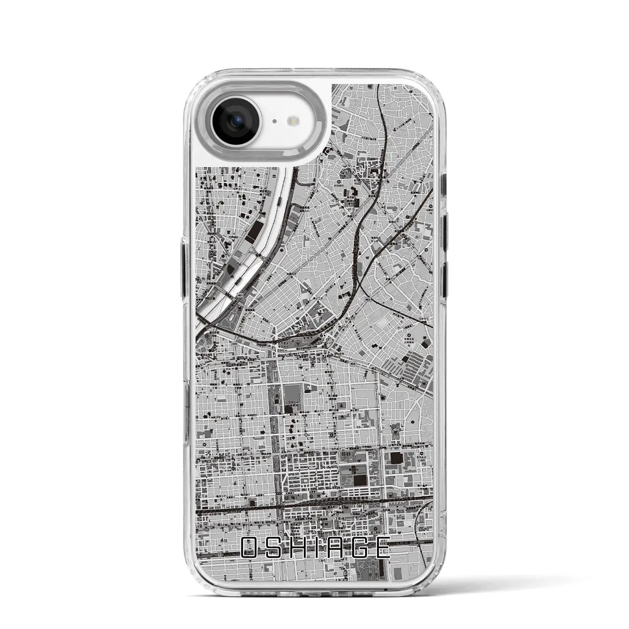 【押上(東京都)】地図柄iPhoneケース(MagSafeタイプ)