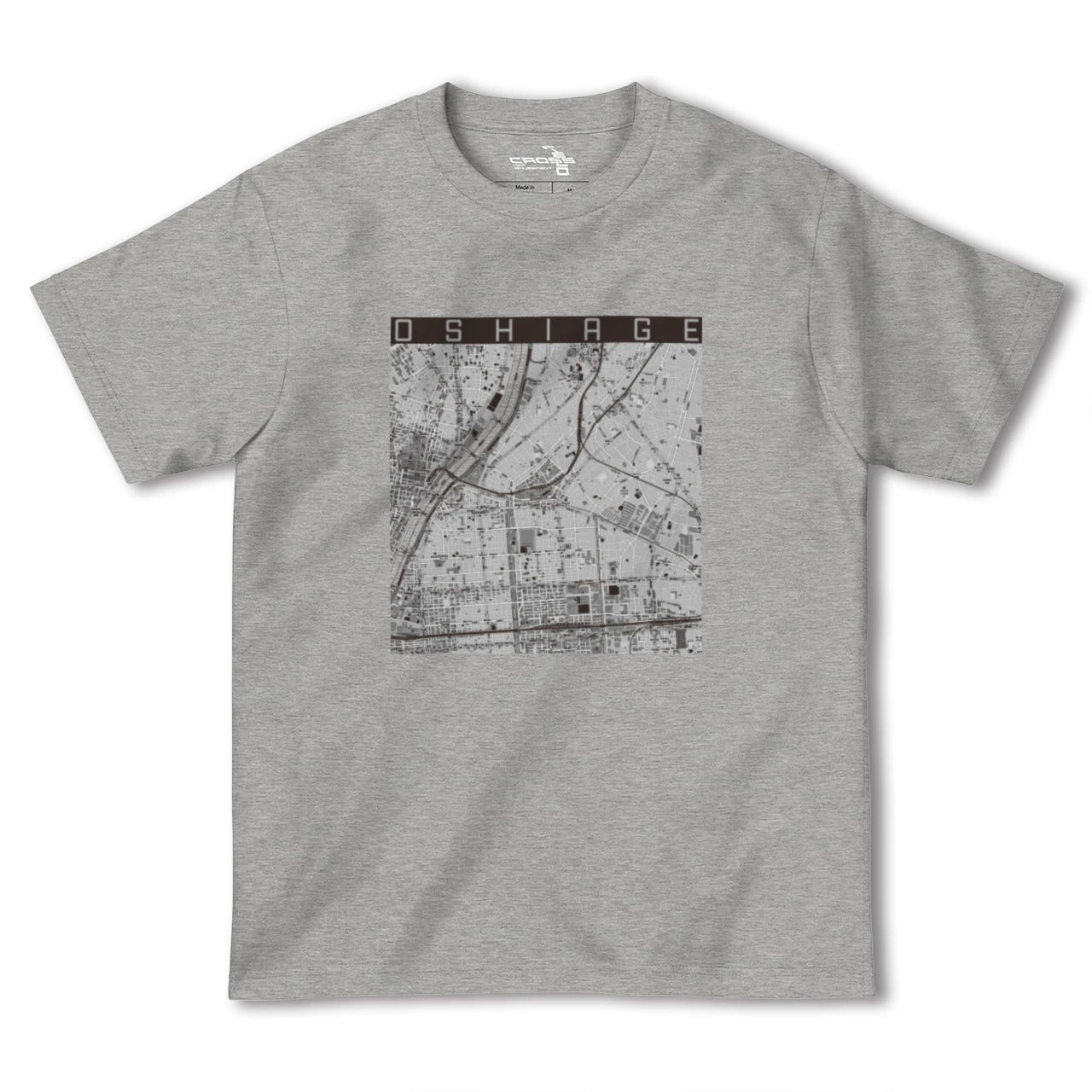【押上(東京都)】地図柄ヘビーウェイトTシャツ