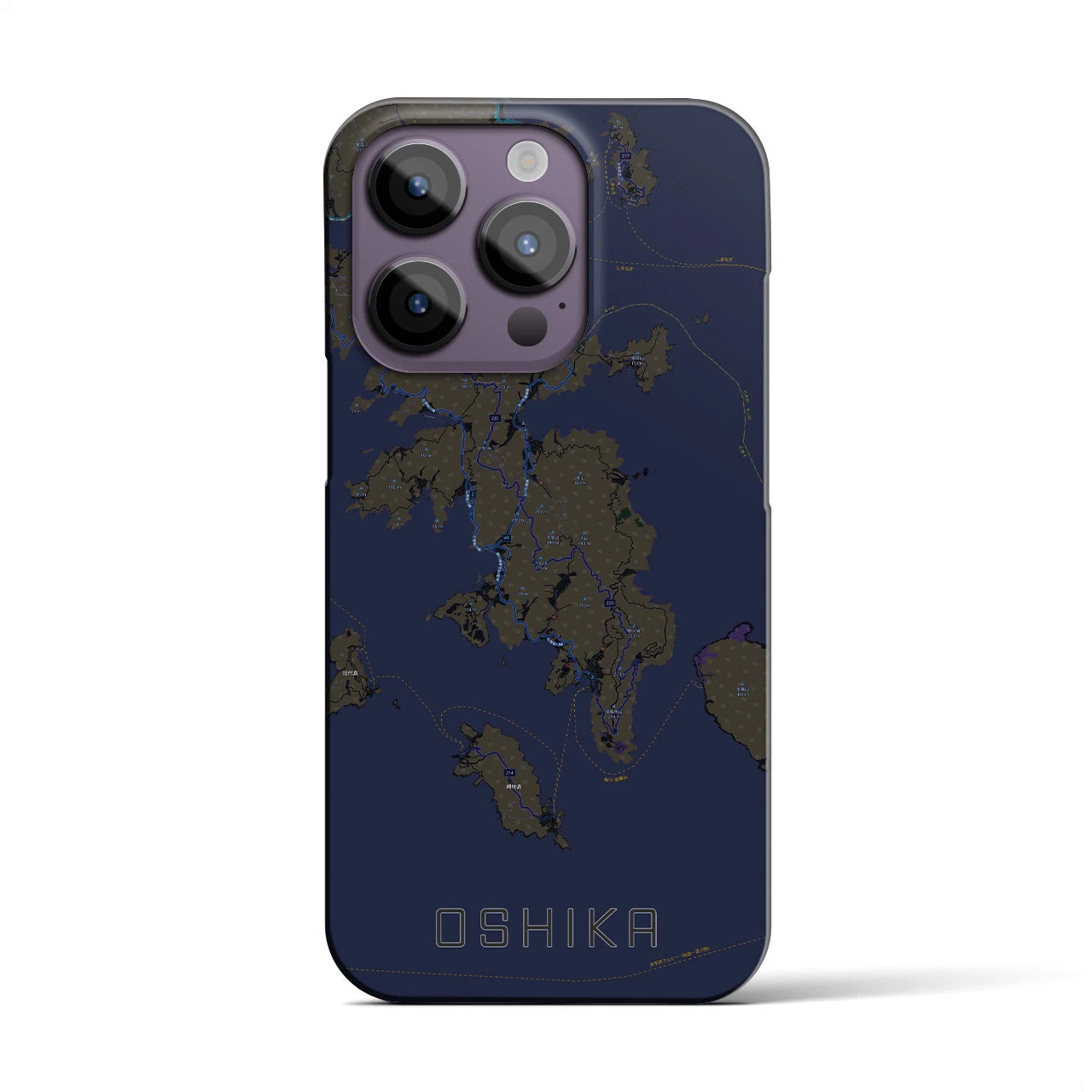 【牡鹿(宮城県)】地図柄iPhoneケース(バックカバータイプ)